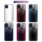 For Samsung Galaxy M32 Texture Gradient Glass TPU Phone Case(Blue) - 2