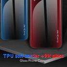 For Samsung Galaxy M32 Texture Gradient Glass TPU Phone Case(Blue) - 3