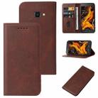For Samsung Galaxy Xcover 4s Magnetic Closure Leather Phone Case(Brown) - 1