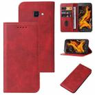 For Samsung Galaxy Xcover 4s Magnetic Closure Leather Phone Case(Red) - 1