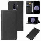 For Samsung Galaxy S9 Plus Magnetic Closure Leather Phone Case(Black) - 1