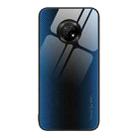 For Huawei Enjoy 20 Plus 5G Texture Gradient Glass TPU Phone Case(Blue) - 1
