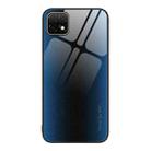 For Huawei Enjoy 20 5G Texture Gradient Glass TPU Phone Case(Blue) - 1