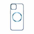 For iPhone 14 Plus TOTUDESIGN AA-188 Crystal Series TPU+PC MagSafe Case (Blue) - 1