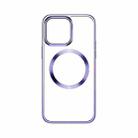 For iPhone 14 Pro TOTUDESIGN AA-188 Crystal Series TPU+PC MagSafe Case(Purple) - 1