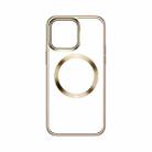 For iPhone 14 Pro Max TOTUDESIGN AA-188 Crystal Series TPU+PC MagSafe Case (Gold) - 1