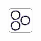 For iPhone 14 Pro / 14 Pro Max TOTUDESIGN AB-061 Golden Shield Series Metal Frame Camera Lens Film(Purple) - 1