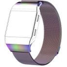 For FITBIT Ionic Milanese Watch Band, Small Size : 20.6X2.2cm(Colorful) - 1