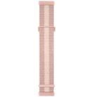 For Fitbit Versa 3 Nylon Rubber Buckle Watch Band(Striped Pink) - 1