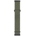 For Fitbit Versa 3 Nylon Rubber Buckle Watch Band(Deep Olive) - 1