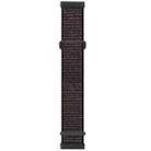 For Fitbit Versa 3 Nylon Rubber Buckle Watch Band(Official Black) - 1