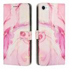 Painted Marble Pattern Leather Phone Case For iPhone 7/8(Rose Gold) - 1