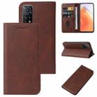 For Xiaomi Mi 10T Pro / Mi 10T 5G Magnetic Closure Leather Phone Case(Brown) - 1