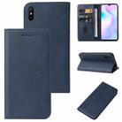 For Xiaomi Redmi 9A Sport Magnetic Closure Leather Phone Case(Blue) - 1