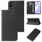 For Xiaomi Redmi 9AT Magnetic Closure Leather Phone Case(Black) - 1