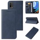 For Xiaomi Redmi 9T Magnetic Closure Leather Phone Case(Blue) - 1