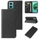 For Xiaomi Redmi 10 Prime+ 5G Magnetic Closure Leather Phone Case(Black) - 1