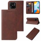 For Xiaomi Redmi 10C Magnetic Closure Leather Phone Case(Brown) - 1