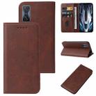 For Xiaomi Redmi K50 Gaming Magnetic Closure Leather Phone Case(Brown) - 1