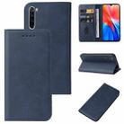 For Xiaomi Redmi Note 8 2021 Magnetic Closure Leather Phone Case(Blue) - 1