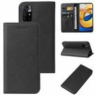 For Xiaomi Redmi Note 11 5G Magnetic Closure Leather Phone Case(Black) - 1