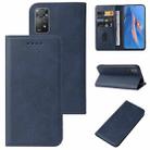 For Xiaomi Redmi Note 11E Pro Magnetic Closure Leather Phone Case(Blue) - 1