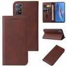 For Xiaomi Redmi Note 11E Pro Magnetic Closure Leather Phone Case(Brown) - 1