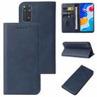 For Xiaomi Redmi Note 11S Magnetic Closure Leather Phone Case(Blue) - 1