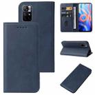 For Xiaomi Redmi Note 11T 5G Magnetic Closure Leather Phone Case(Blue) - 1