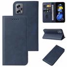 For Xiaomi Redmi Note 11T Pro+ Magnetic Closure Leather Phone Case(Blue) - 1