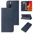 For Xiaomi Mi 11i / Poco F3 / Redmi K40 Magnetic Closure Leather Phone Case(Blue) - 1