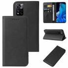 For Xiaomi Mi 11i HyperCharge Magnetic Closure Leather Phone Case(Black) - 1