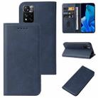 For Xiaomi Mi 11i HyperCharge Magnetic Closure Leather Phone Case(Blue) - 1