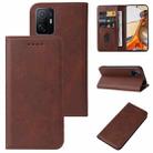 For Xiaomi 11T / 11T Pro Magnetic Closure Leather Phone Case(Brown) - 1