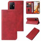 For Xiaomi 11T / 11T Pro Magnetic Closure Leather Phone Case(Red) - 1