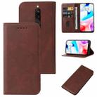 For Xiaomi Redmi 8 Magnetic Closure Leather Phone Case(Brown) - 1