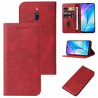 For Xiaomi Redmi 8A Pro Magnetic Closure Leather Phone Case(Red) - 1