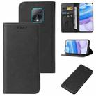 For Xiaomi Redmi 10X Pro 5G Magnetic Closure Leather Phone Case(Black) - 1