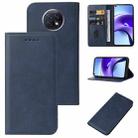 For Xiaomi Redmi Note 9T Magnetic Closure Leather Phone Case(Blue) - 1