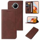 For Xiaomi Mi 10T Lite 5G Magnetic Closure Leather Phone Case(Brown) - 1