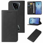 For Xiaomi Black Shark 3S Magnetic Closure Leather Phone Case(Black) - 1