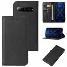 For Xiaomi Black Shark 4 / 4 Pro Magnetic Closure Leather Phone Case(Black) - 1