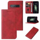 For Xiaomi Black Shark 4s Magnetic Closure Leather Phone Case(Red) - 1
