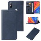 For Xiaomi Mi Mix 2S Magnetic Closure Leather Phone Case(Blue) - 1