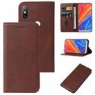 For Xiaomi Mi Mix 2S Magnetic Closure Leather Phone Case(Brown) - 1
