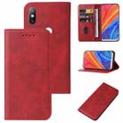 For Xiaomi Mi Mix 2S Magnetic Closure Leather Phone Case(Red) - 1