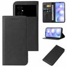 For Xiaomi Poco M4 5G Magnetic Closure Leather Phone Case(Black) - 1