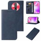 For Xiaomi Poco X2 Magnetic Closure Leather Phone Case(Blue) - 1