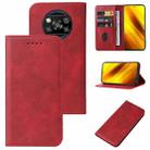 For Xiaomi Poco X3 NFC / X3 / X3 Pro Magnetic Closure Leather Phone Case(Red) - 1