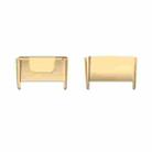 For Xiaomi Mi Band 7 Pro 1 Pair Metal Watch Band Connector(Gold) - 2